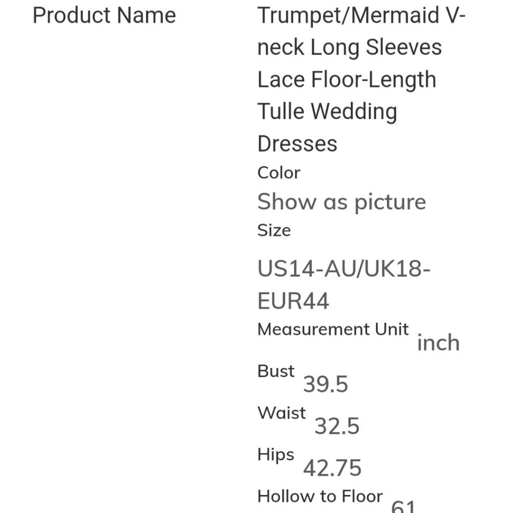 Trumpet Mermaid Wedding Dress - Picture 2 of 8